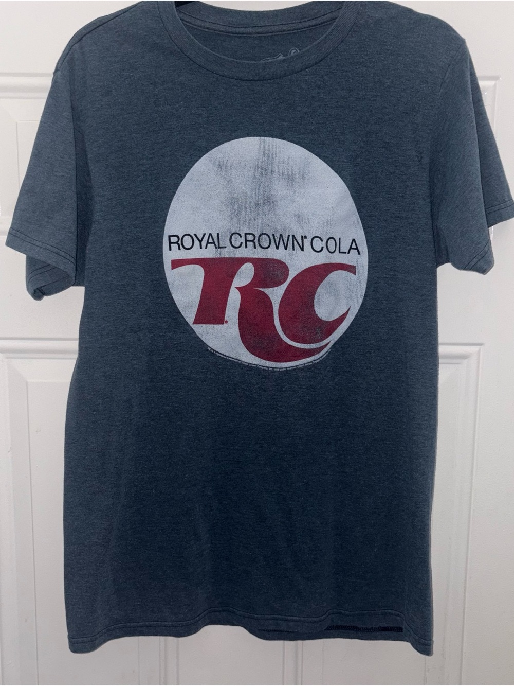 Royal Crown Cola Graphic Tee - Charcoal with Red Logo